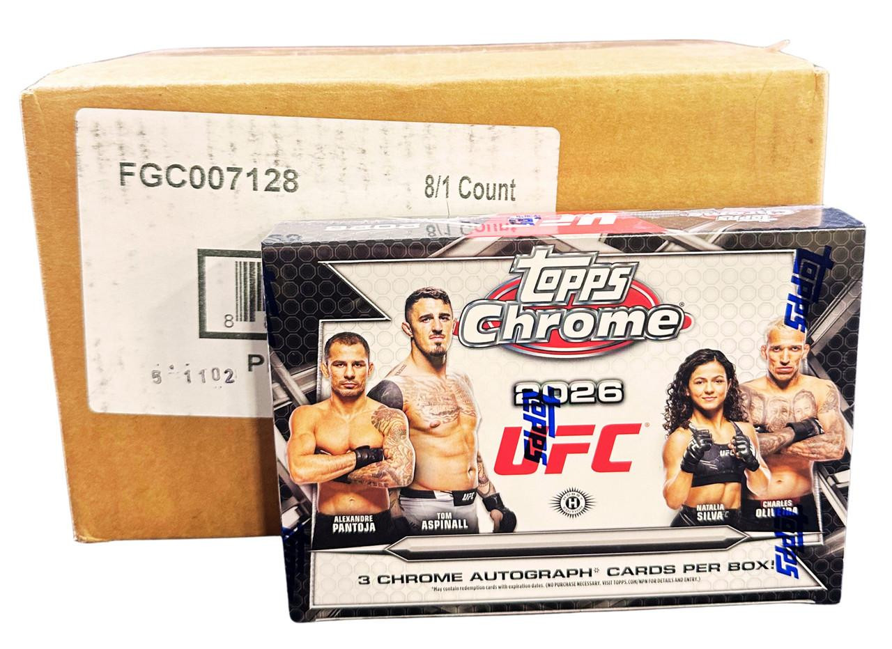 2026 Topps Chrome UFC Breaker's Delight 8 Box Case