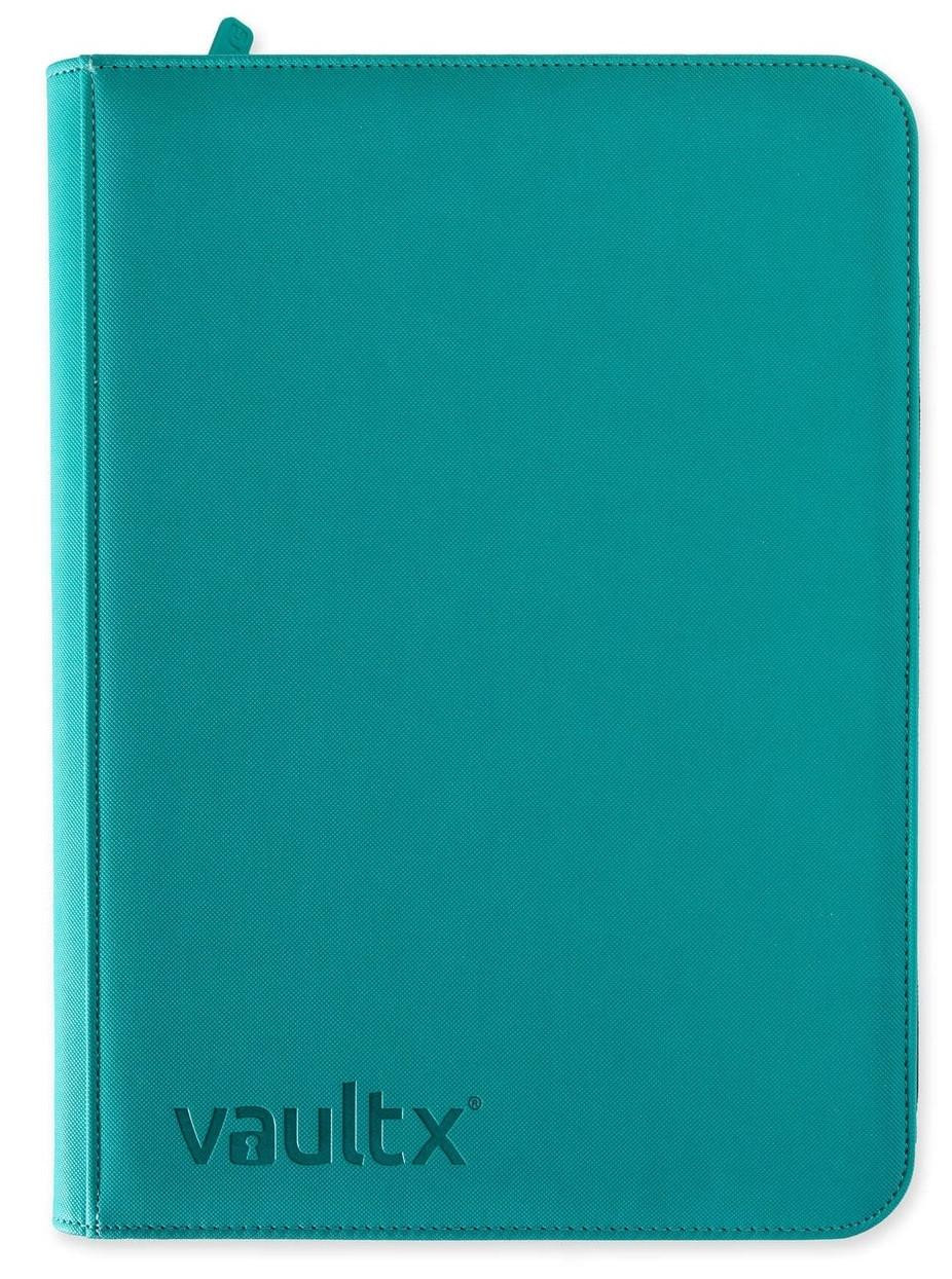 VaultX 9-Pocket Zip Binder Ocean Blue