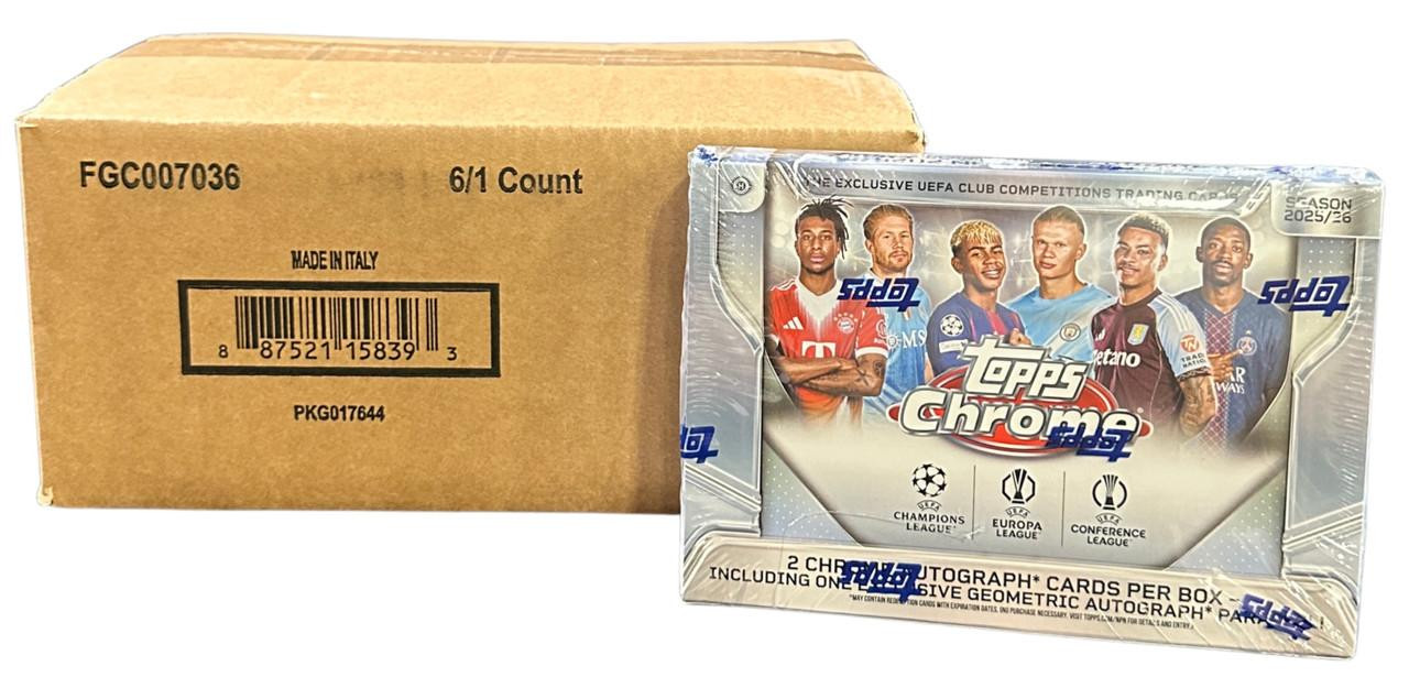 2025/26 Topps UEFA Club Competitions Chrome Soccer Breaker