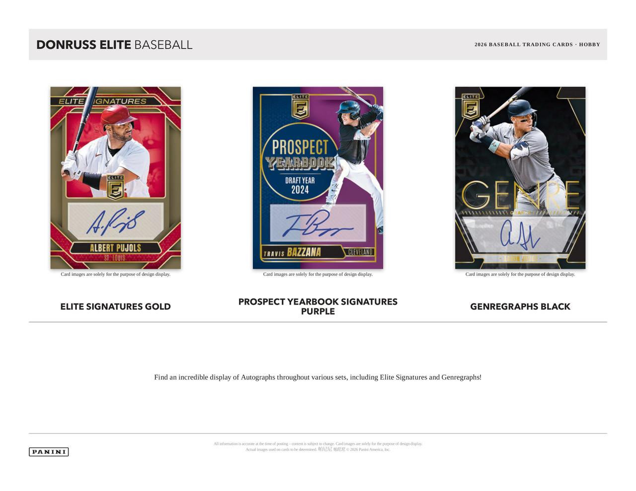 2026 Panini Donruss Elite Baseball Hobby Pack