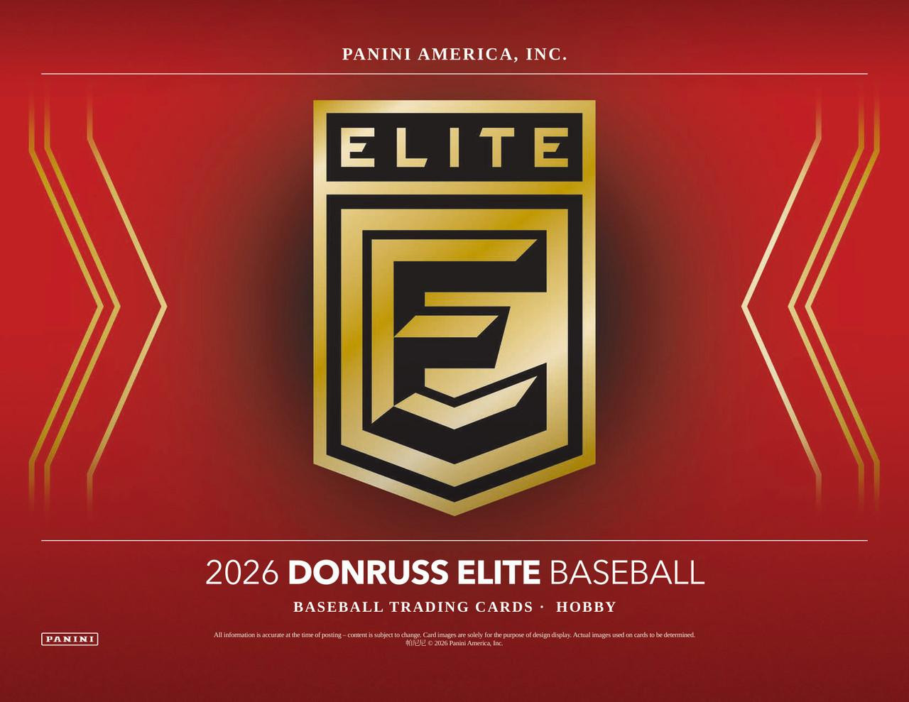 2026 Panini Donruss Elite Baseball Hobby Pack