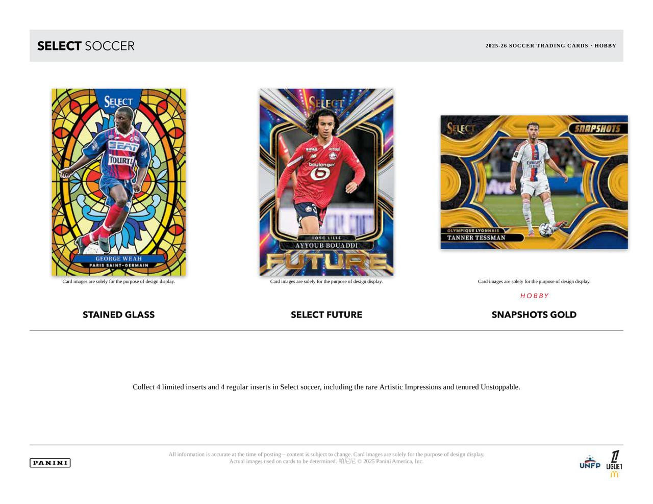 2025/26 Panini Select Ligue 1 Soccer Hobby H2 Box