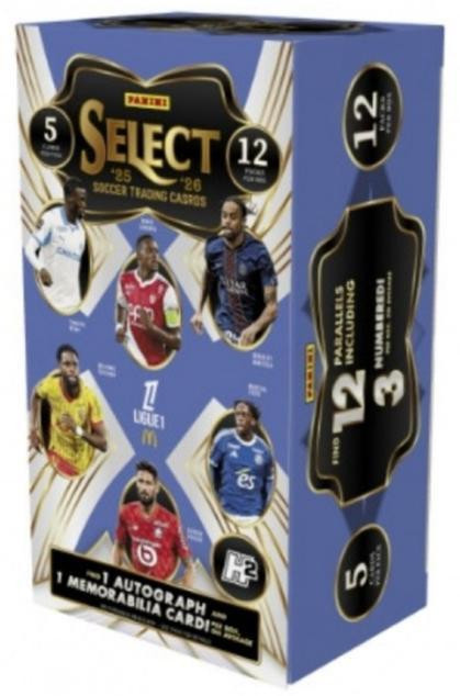 2025/26 Panini Select Ligue 1 Soccer Hobby H2 Box