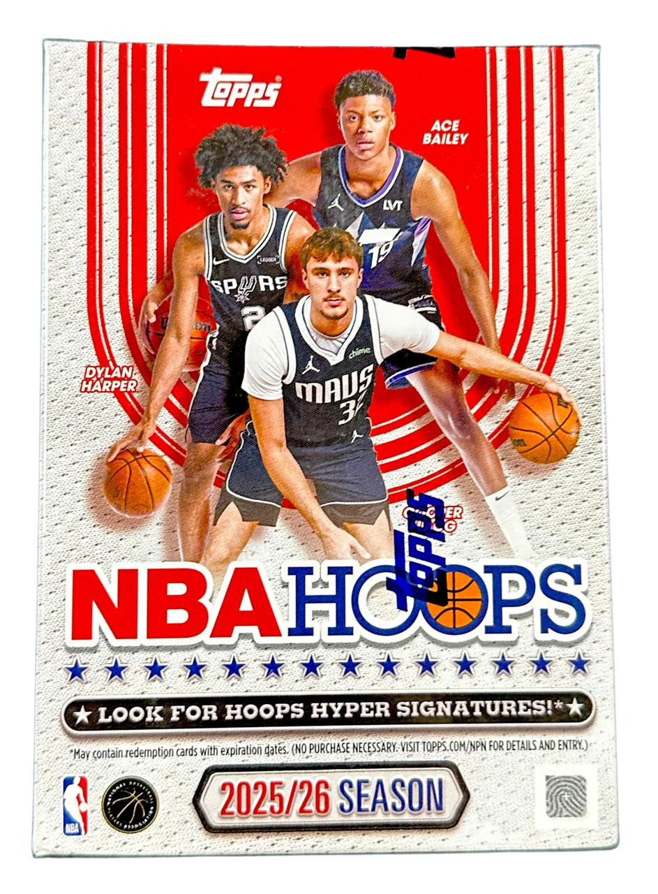 2025/26 Topps NBA Hoops Basketball Blaster Box