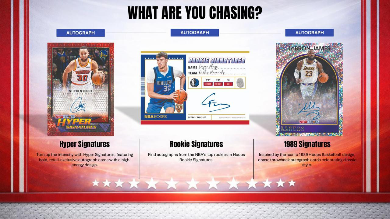 2025/26 Topps NBA Hoops Basketball Jumbo 8 Box Case