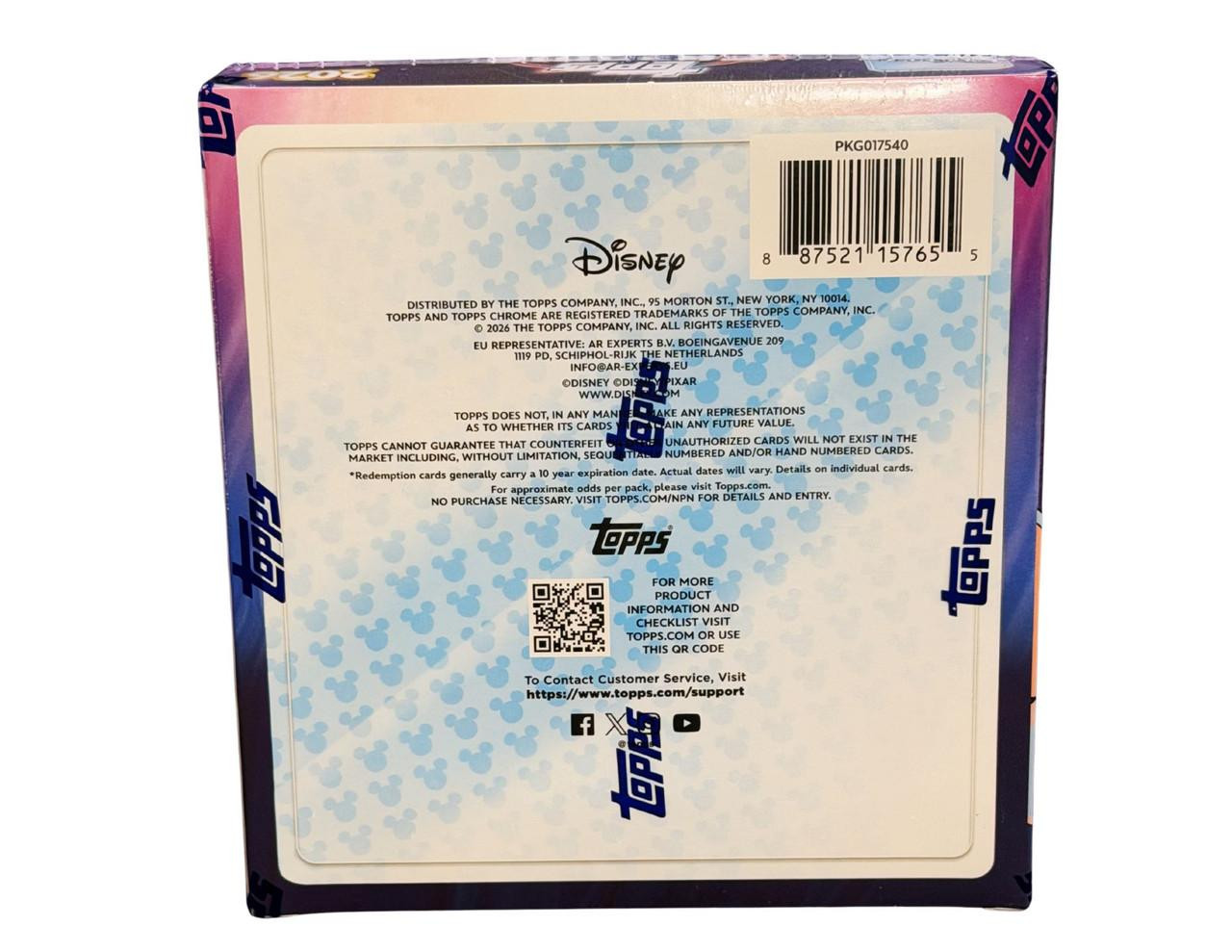 2026 Topps Chrome Disney Mega Box
