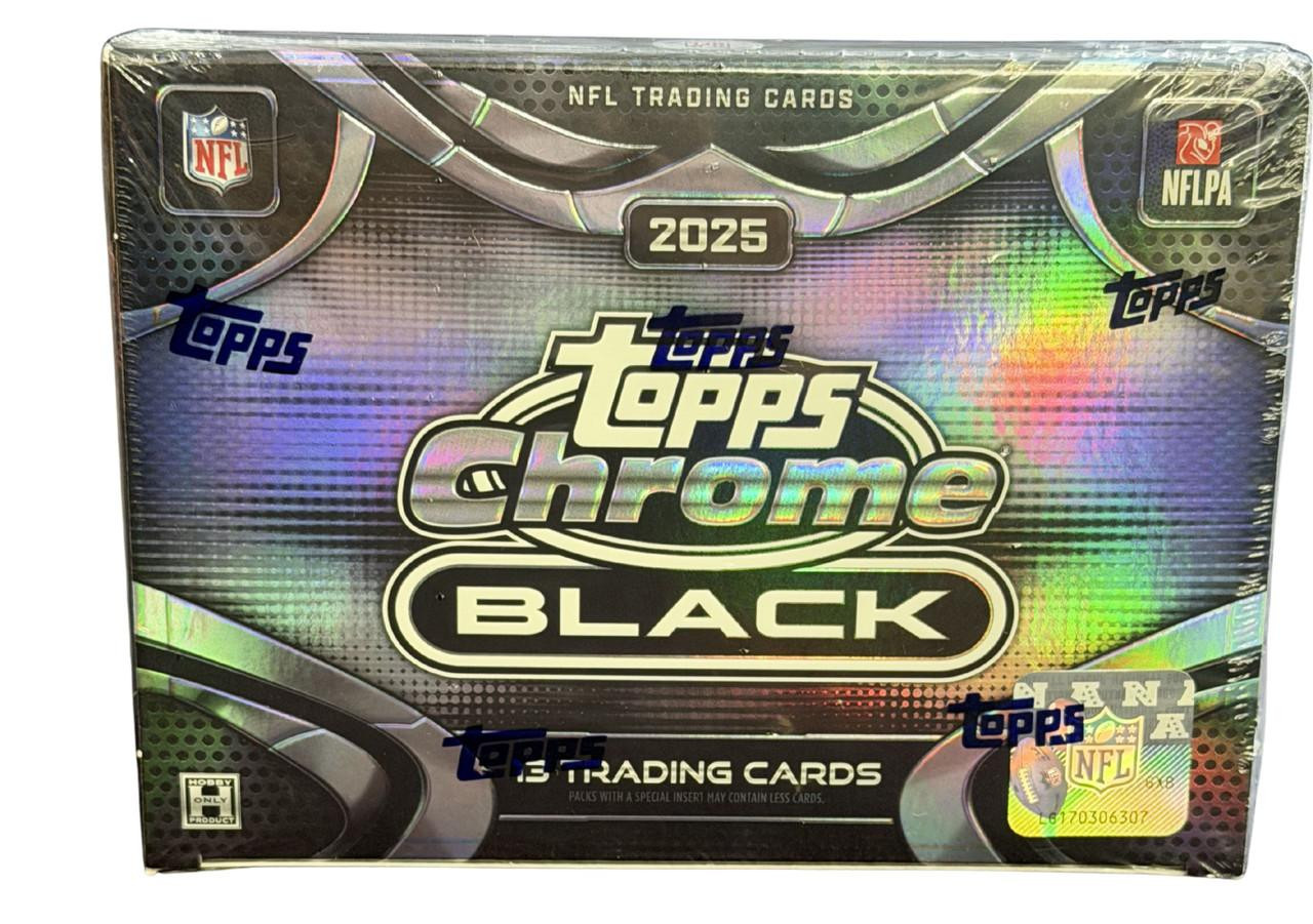 2025 Topps Chrome Black Football Hobby Box