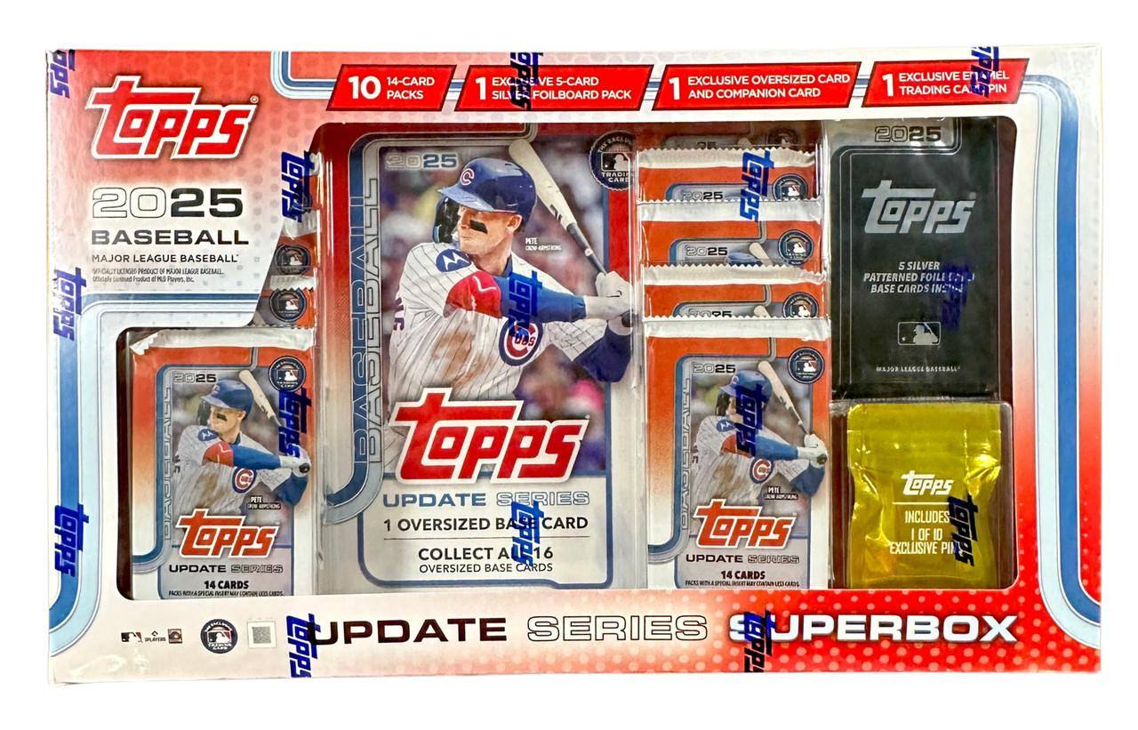 その他 Topps 2025 Update Series MLB box 2025 Topps MLB Update Series Baseball Trading Card Superbox : Target