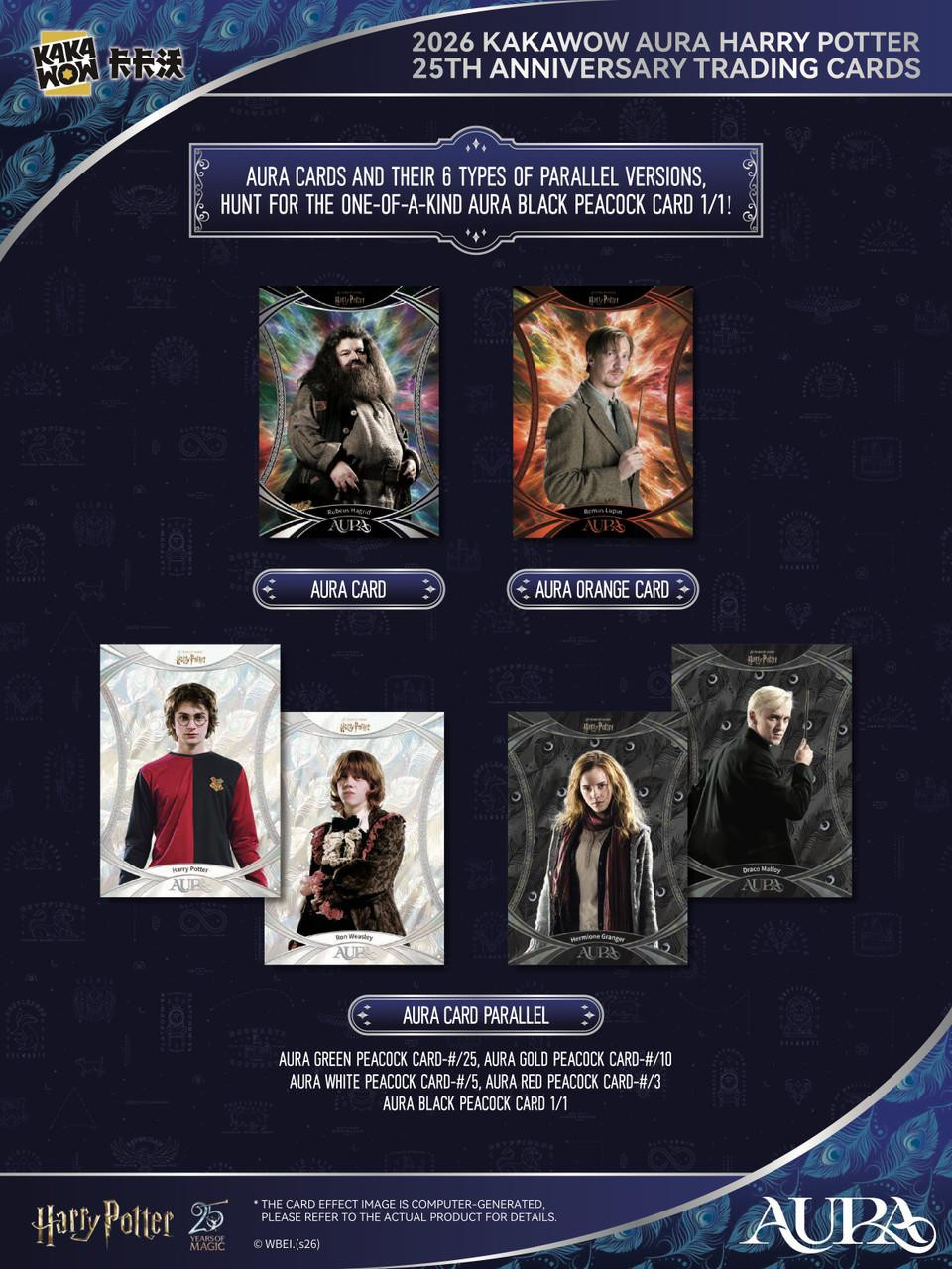2026 Kakawow Aura Harry Potter 25th Anniversary Hobby Box