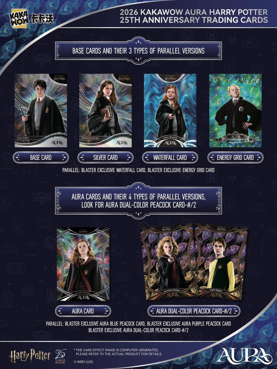 2026 Kakawow Aura Harry Potter 25th Anniversary Blaster Box