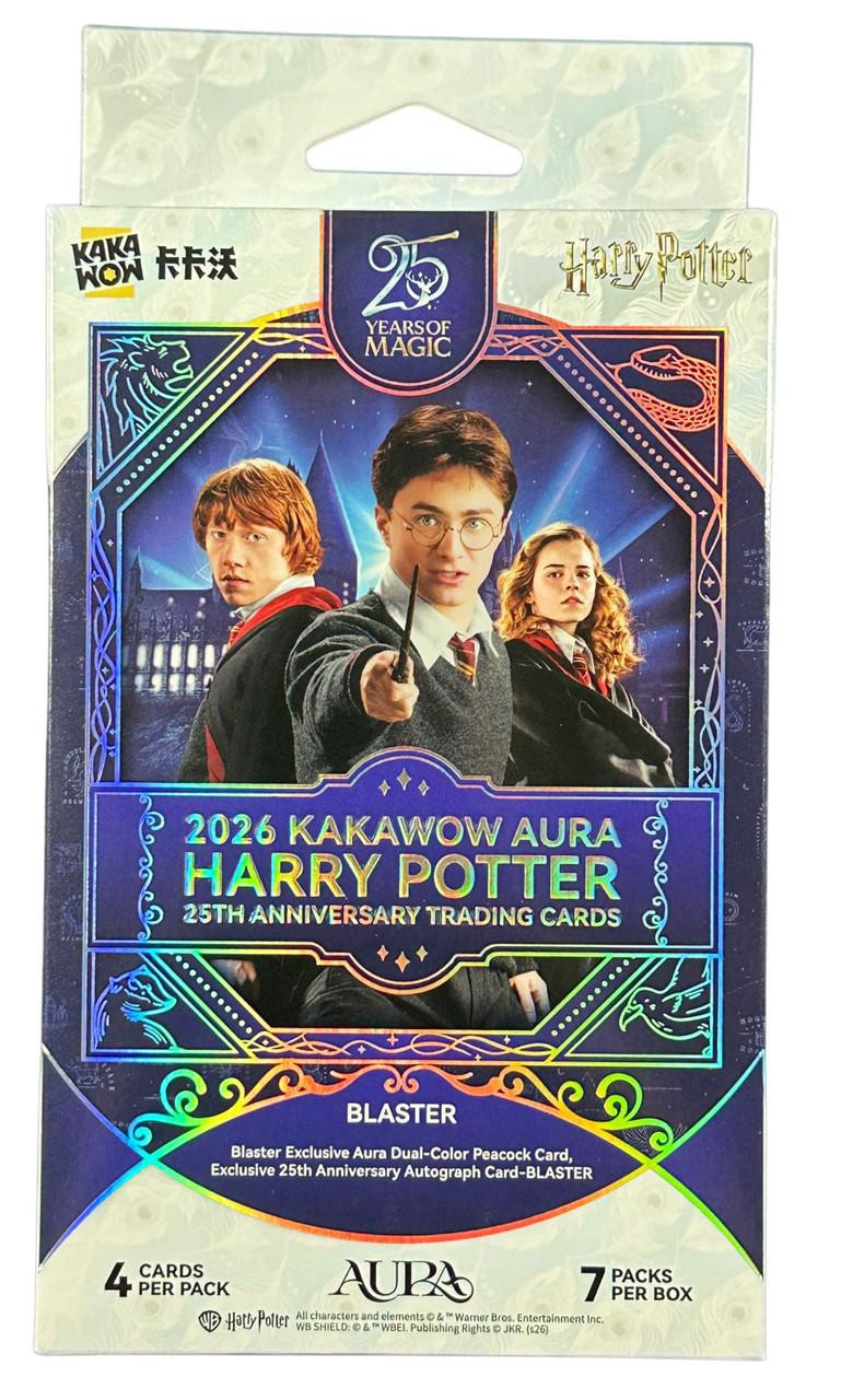 2026 Kakawow Aura Harry Potter 25th Anniversary Blaster Box