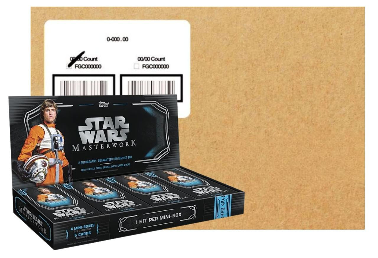 2025 Topps Star Wars Masterwork Hobby 8 Box Case