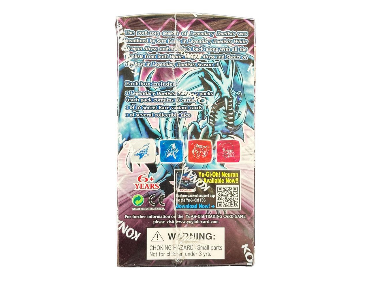 yugioh season 2 cards YuGiOh! Legendary Duelists: 1st Edition Case of 8 with a friend YuGiOh Legendary Duelists Season 2