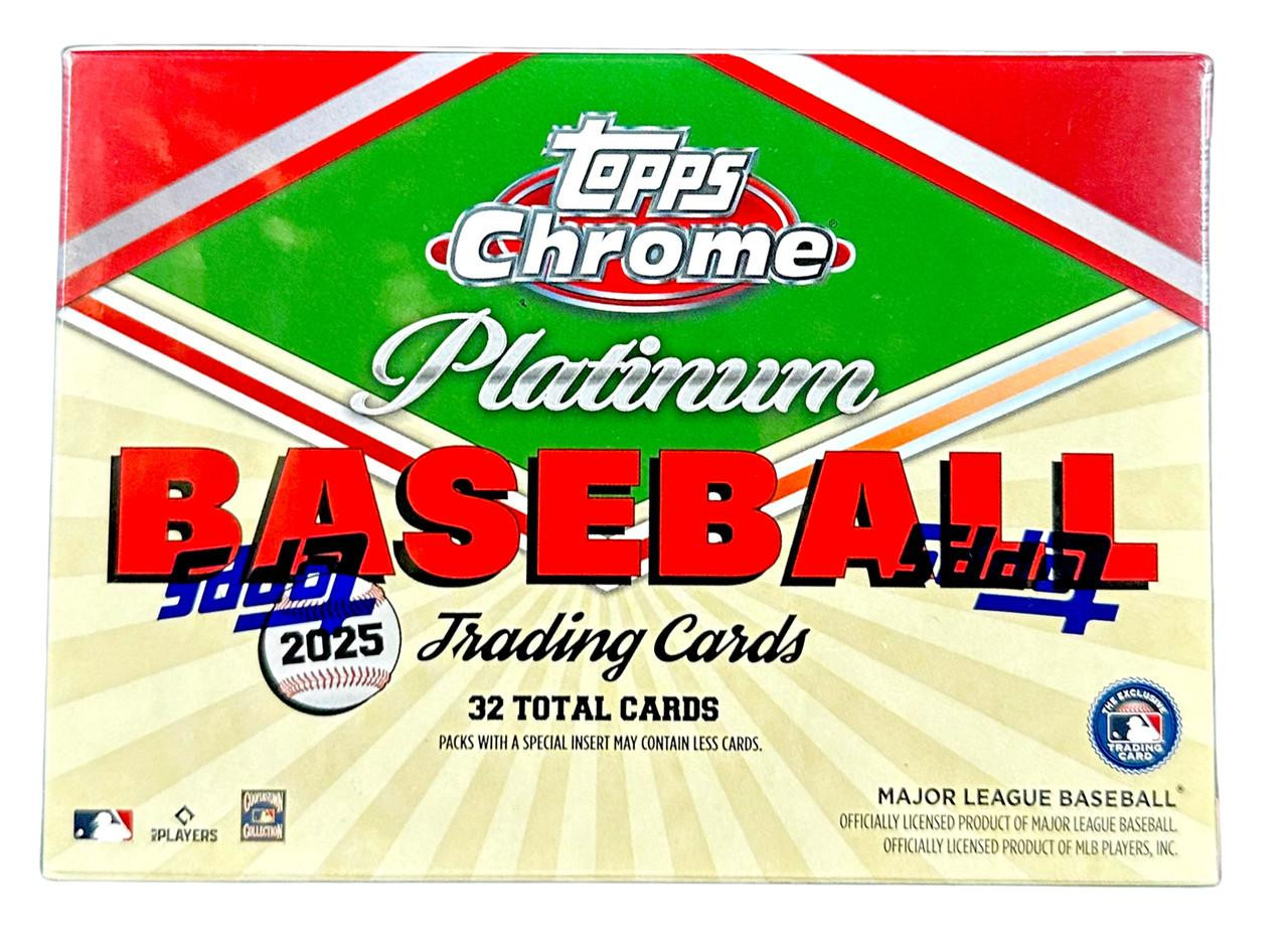 2025 Topps Chrome Platinum Anniversary Baseball Blaster Box