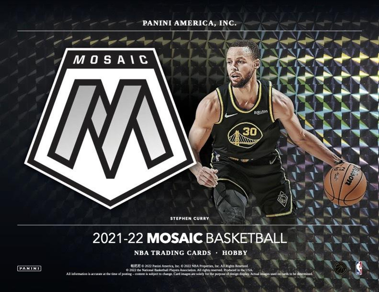 2021/22 Panini Mosaic Basketball Hobby Box