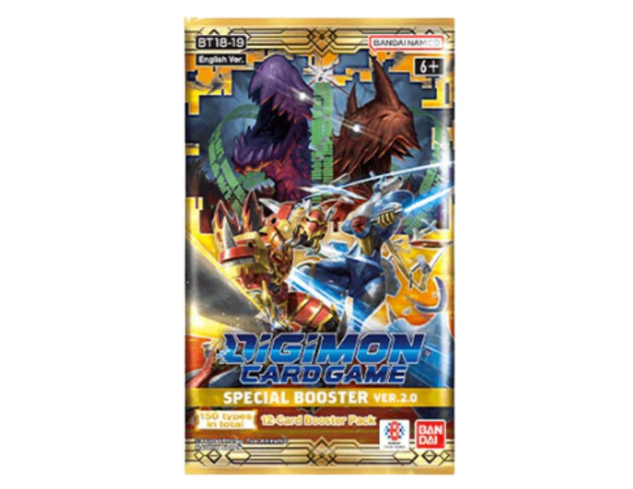 digimon 2.0 booster box Digimon Card Game: Special Booster 2.0 (BT-18-19) Pack