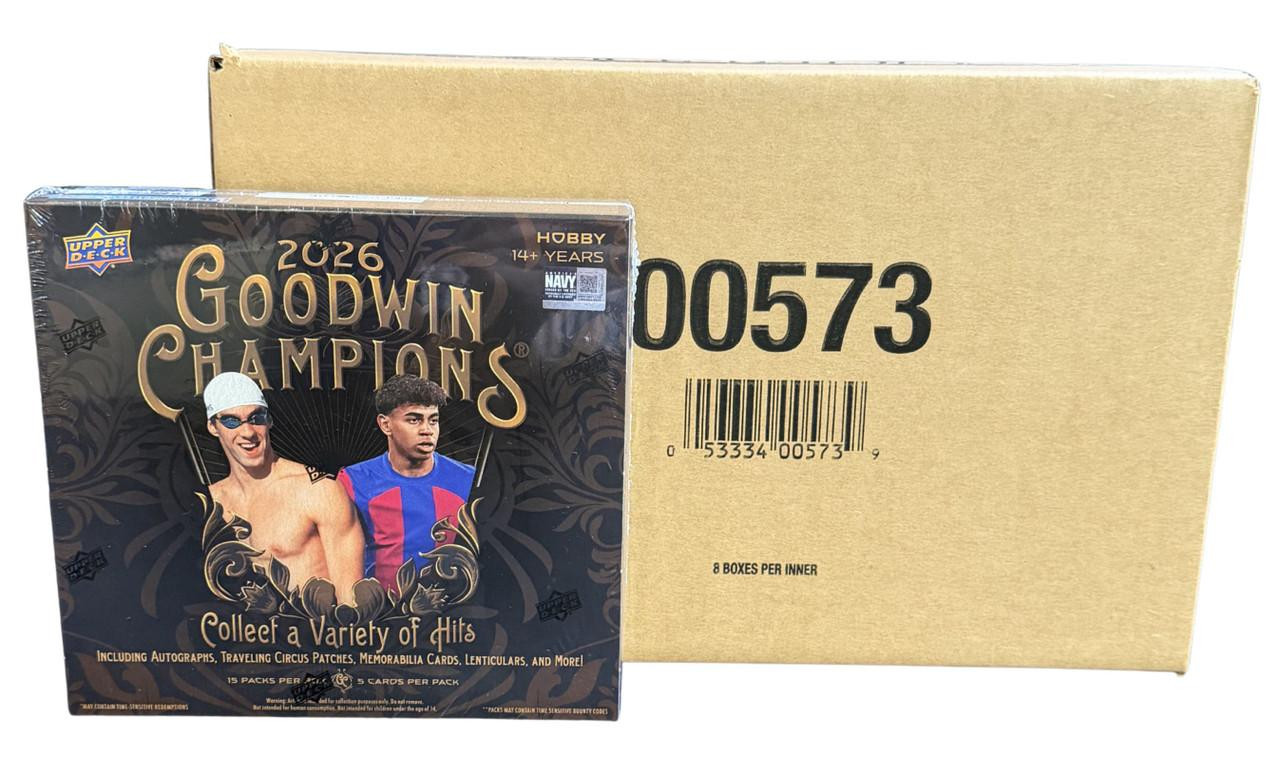 2026 Upper Deck Goodwin Champions Hobby 8 Box Case