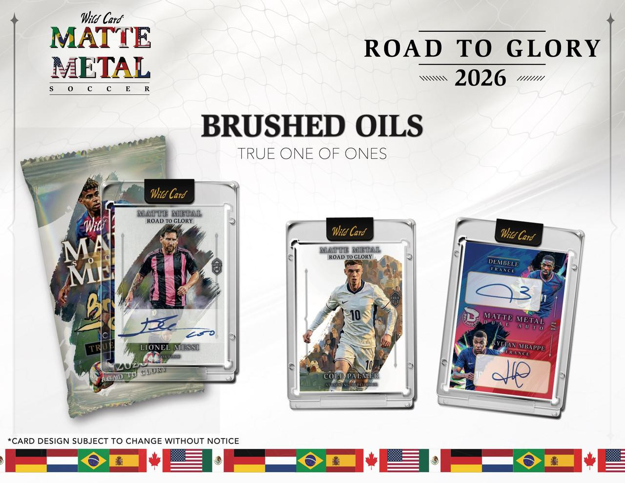 2026 Wild Card Matte Metal Soccer Road To Glory Hobby 12 Box Case