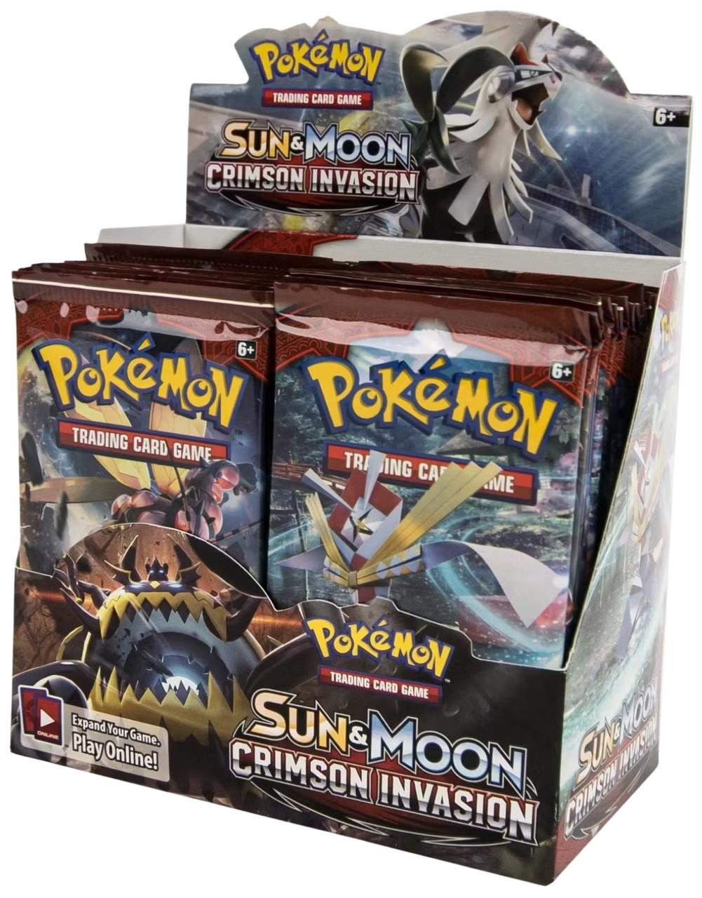 crimson invasion booster box card list Pokemon Sun & Moon Crimson Invasion Booster Box
