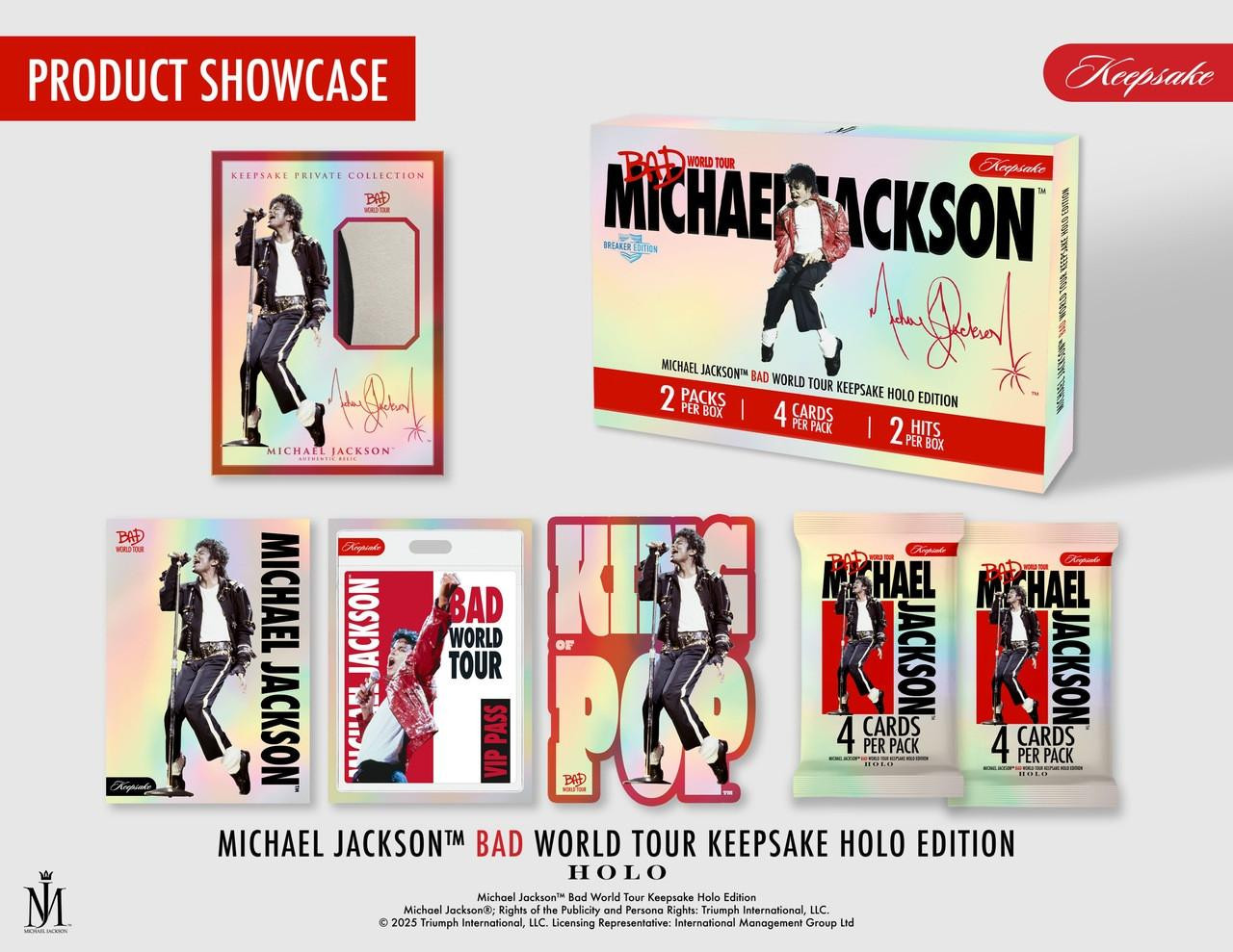 2026 Michael Jackson Bad World Tour Keepsake Holo Breakers Edition