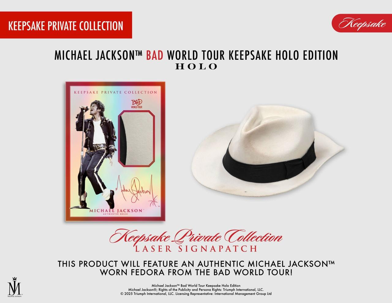 2026 Michael Jackson Bad World Tour Keepsake Holo Breakers Edition