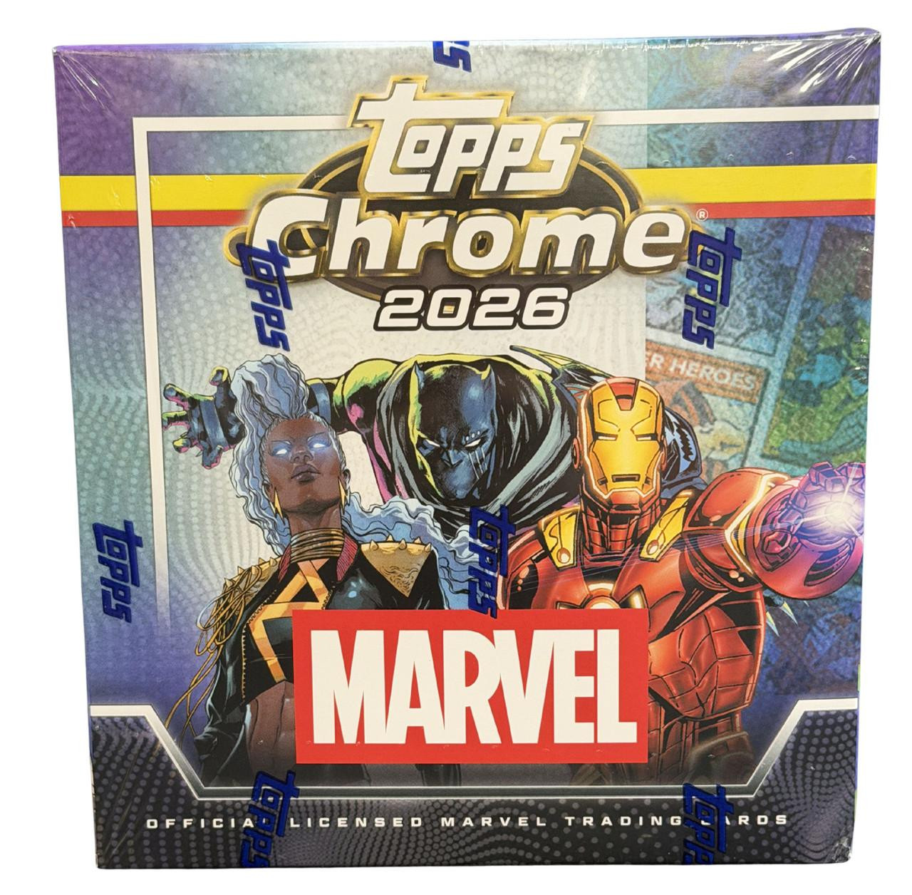 2026 Topps Chrome Marvel Comics Mega Box