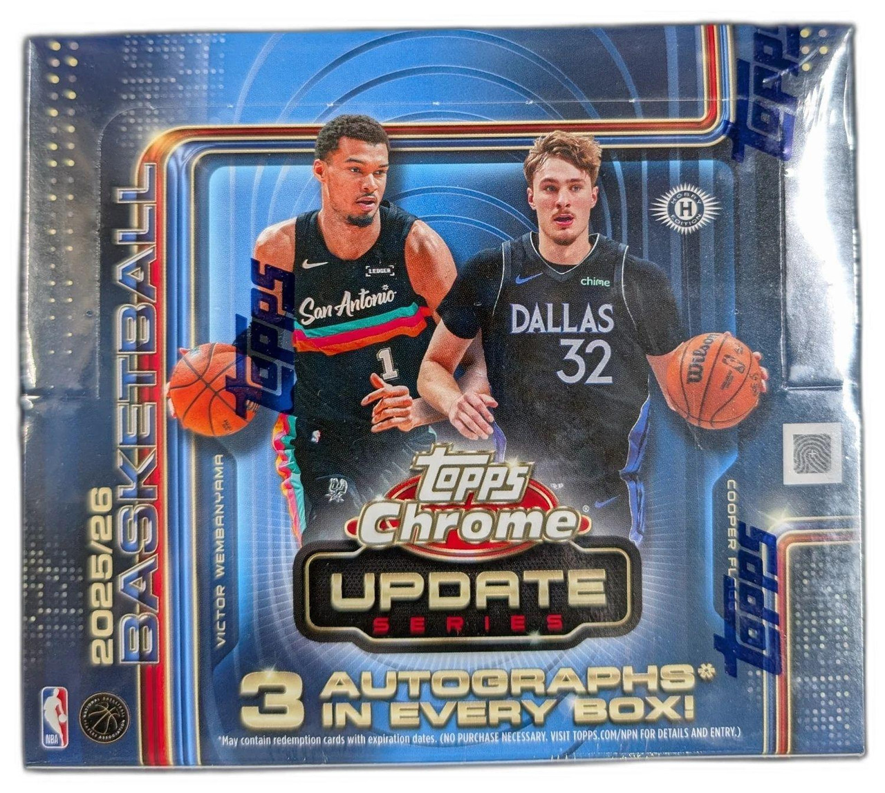 2025/26 Topps Chrome Update Basketball Jumbo Box