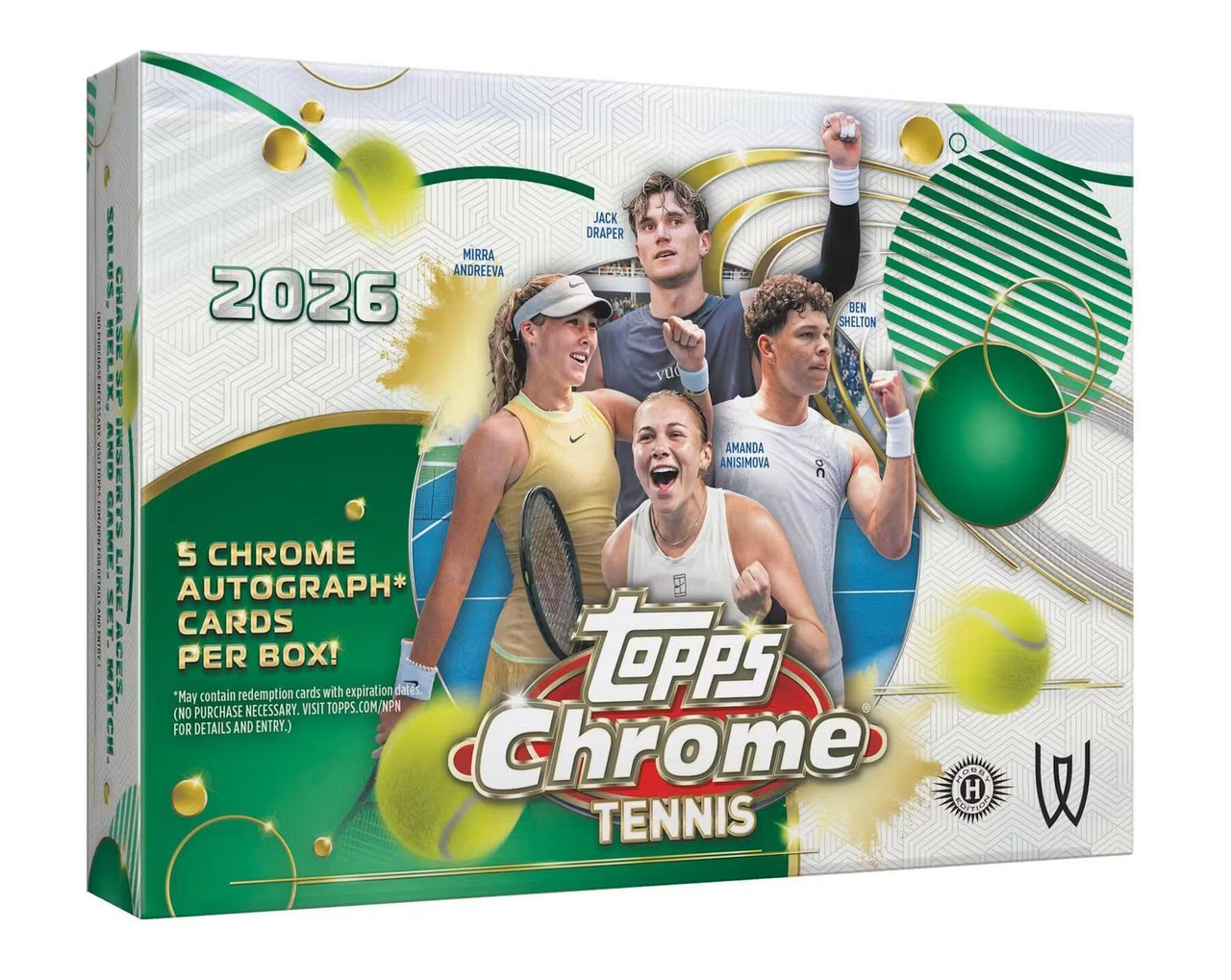 2026 Topps Chrome Tennis Delight Box