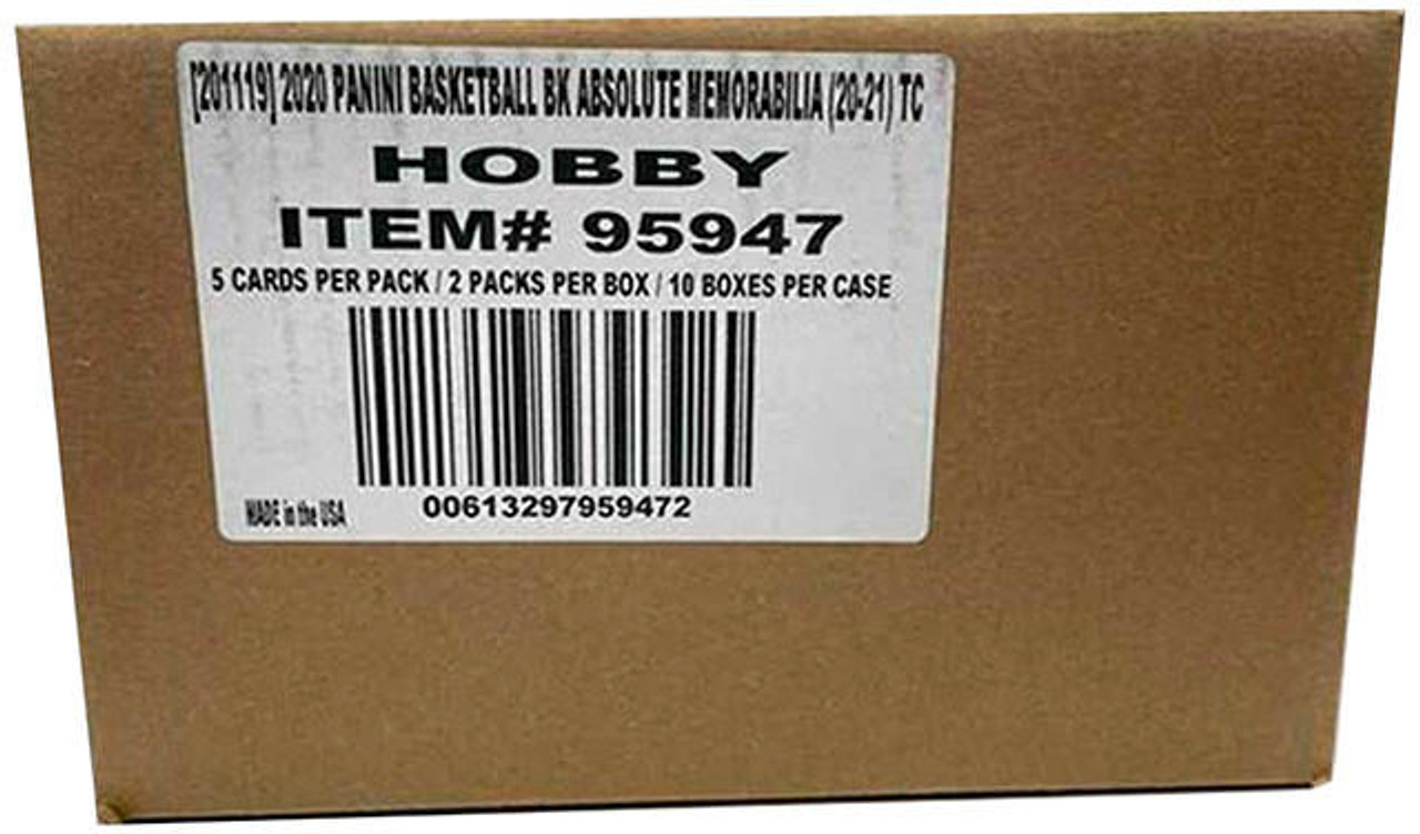 2020/21 Panini Absolute Memorabilia Basketball Hobby Box