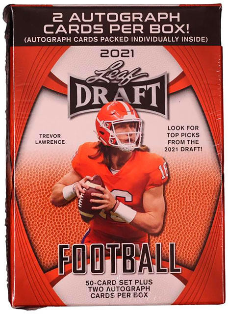 2021 Leaf Draft Football Retail Blaster Box