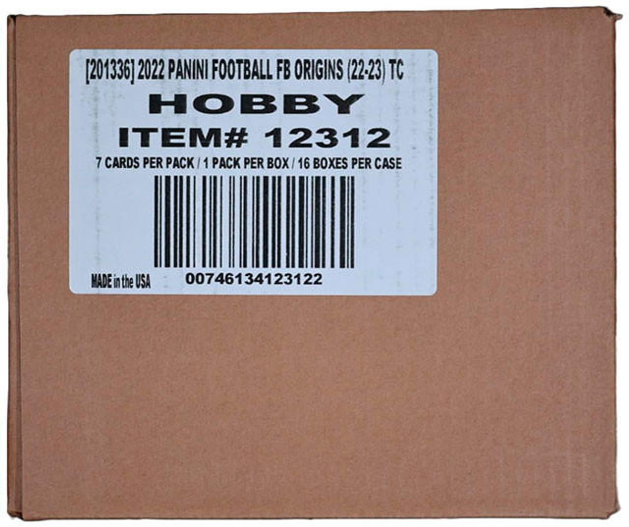 2022 : Panini Origins Football Hobby Box