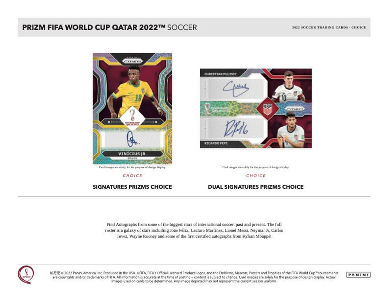 2022 Panini Prizm World Cup Breakaway Box Soccer