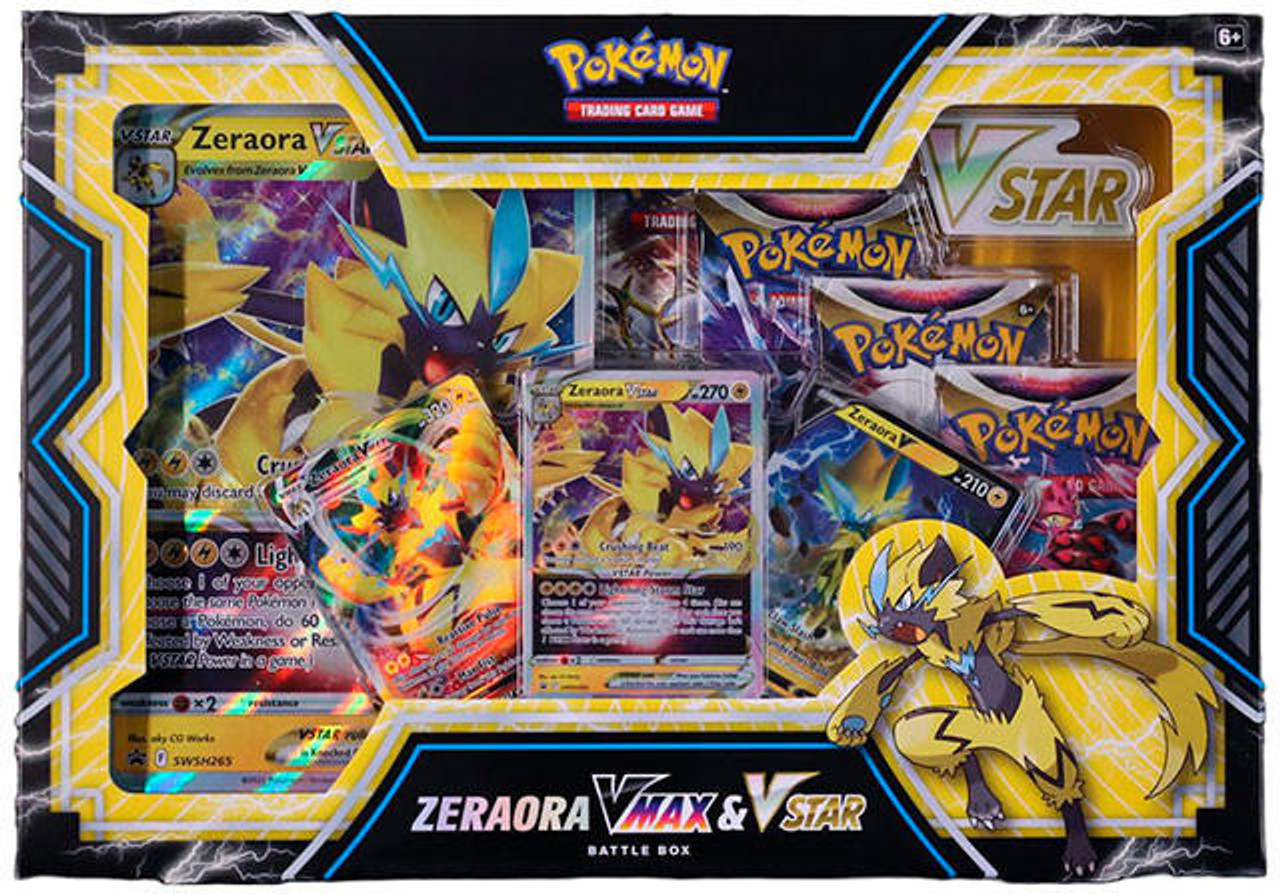 Pokemon Deoxys / Zeraora VMAX and VSTAR Battle Box – Three Stars Sportscards