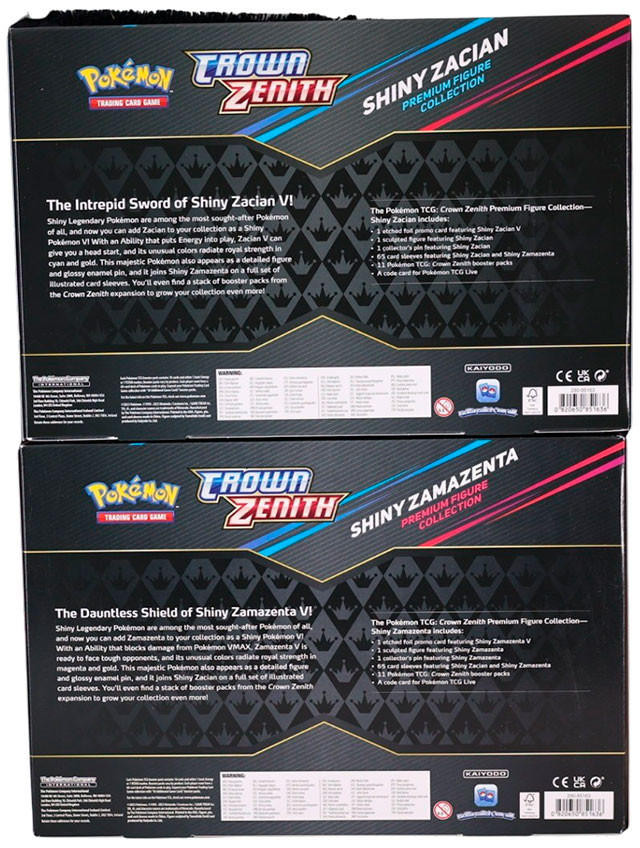Pokemon Crown Zenith Premium Figure Collection 6 Box Case
