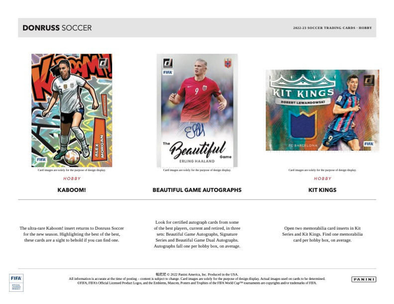 2022/23 Panini Donruss Soccer Hobby Box