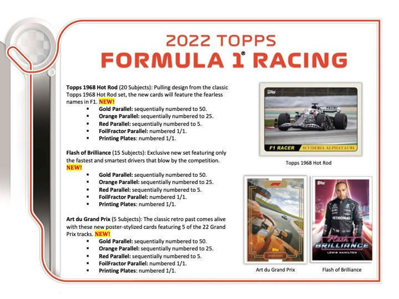 2023 Topps Chrome Formula 1 Racing Hobby Pack