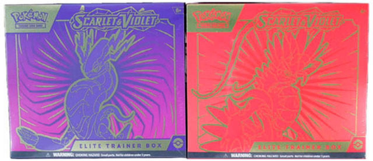 Pokemon Trading Card Games Scarlet & Violet Elite Trainer Box