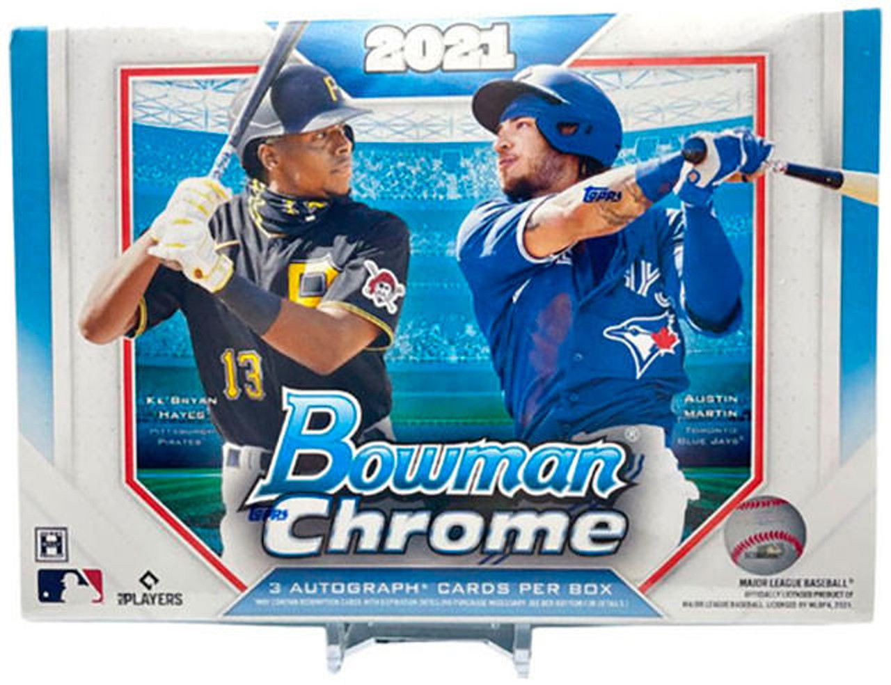  2021 Bowman Chrome Baseball Hobby Box (12 Packs/5
