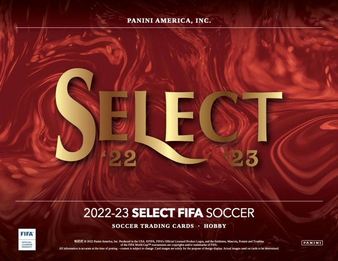 2022/23 Panini Select FIFA Soccer Hobby Box