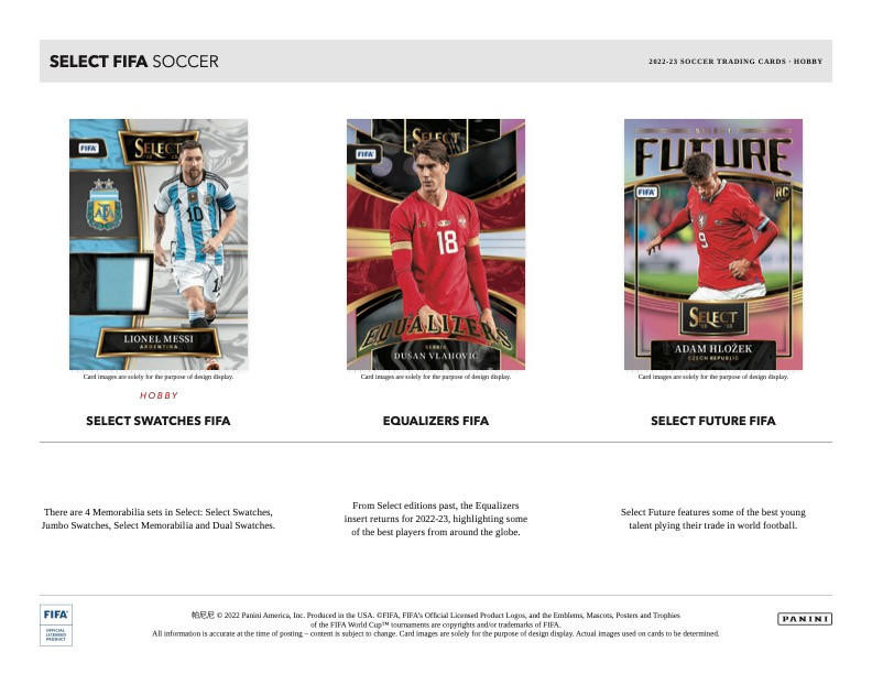 2022/23 Panini Select FIFA Soccer Hobby Box