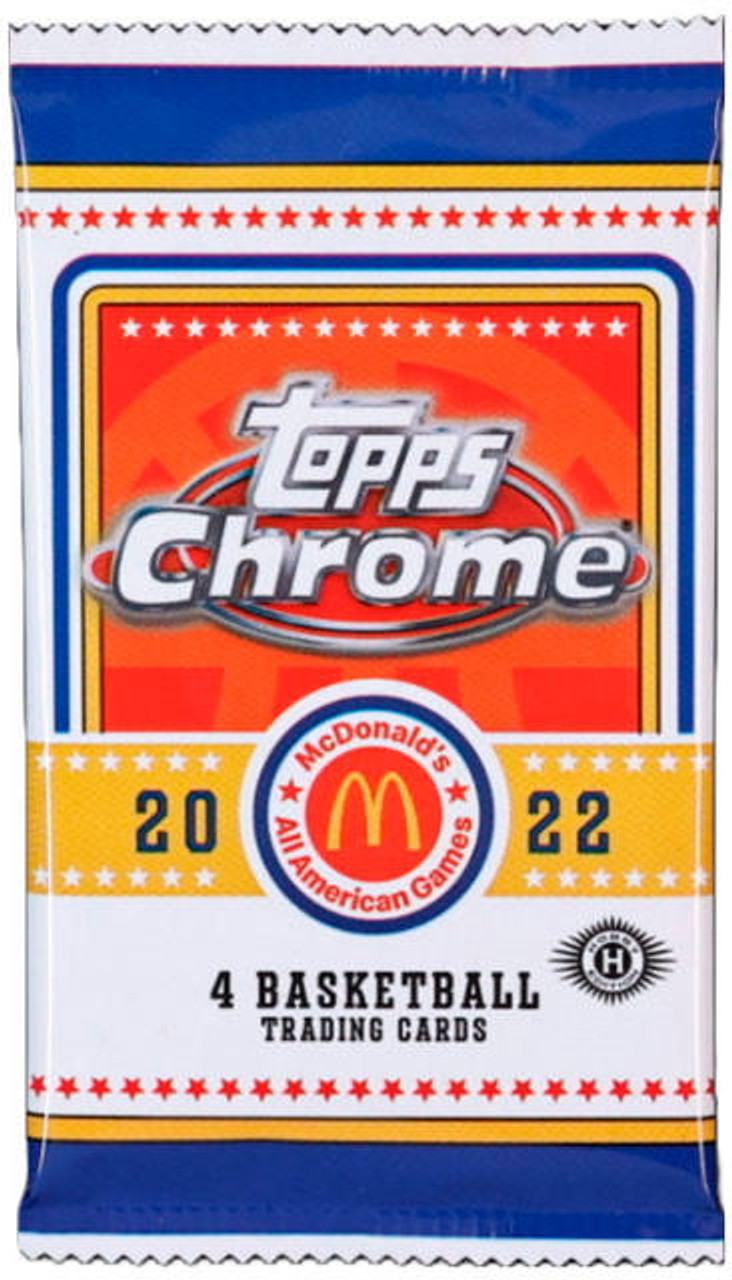 2022 Topps Chrome McDonald’s All American Basketball Hobby Pack