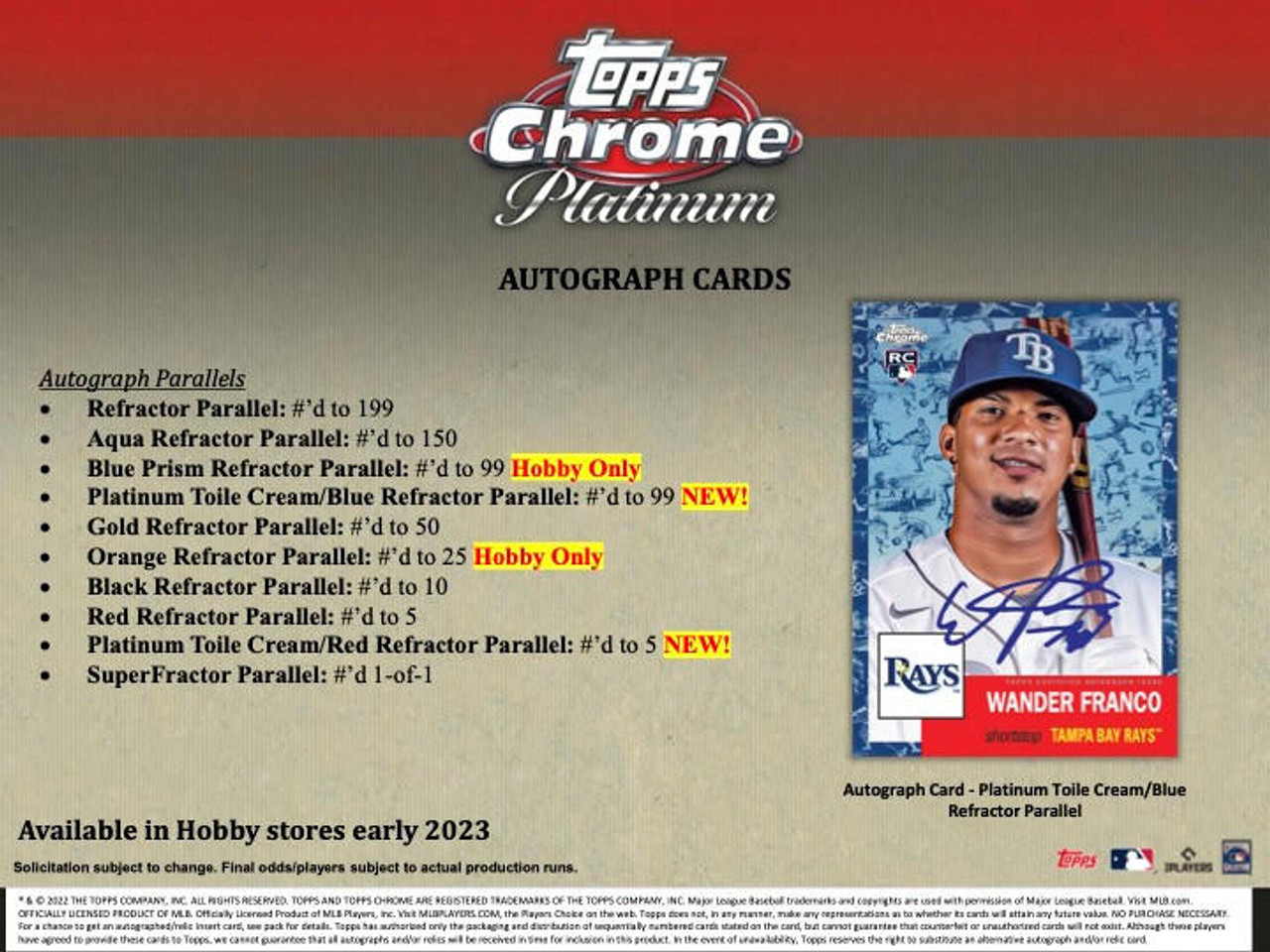 2021 TOPPS CHROME PLATINUM ANNIVERSARY JULIO URIAS PRISM REFRACTOR