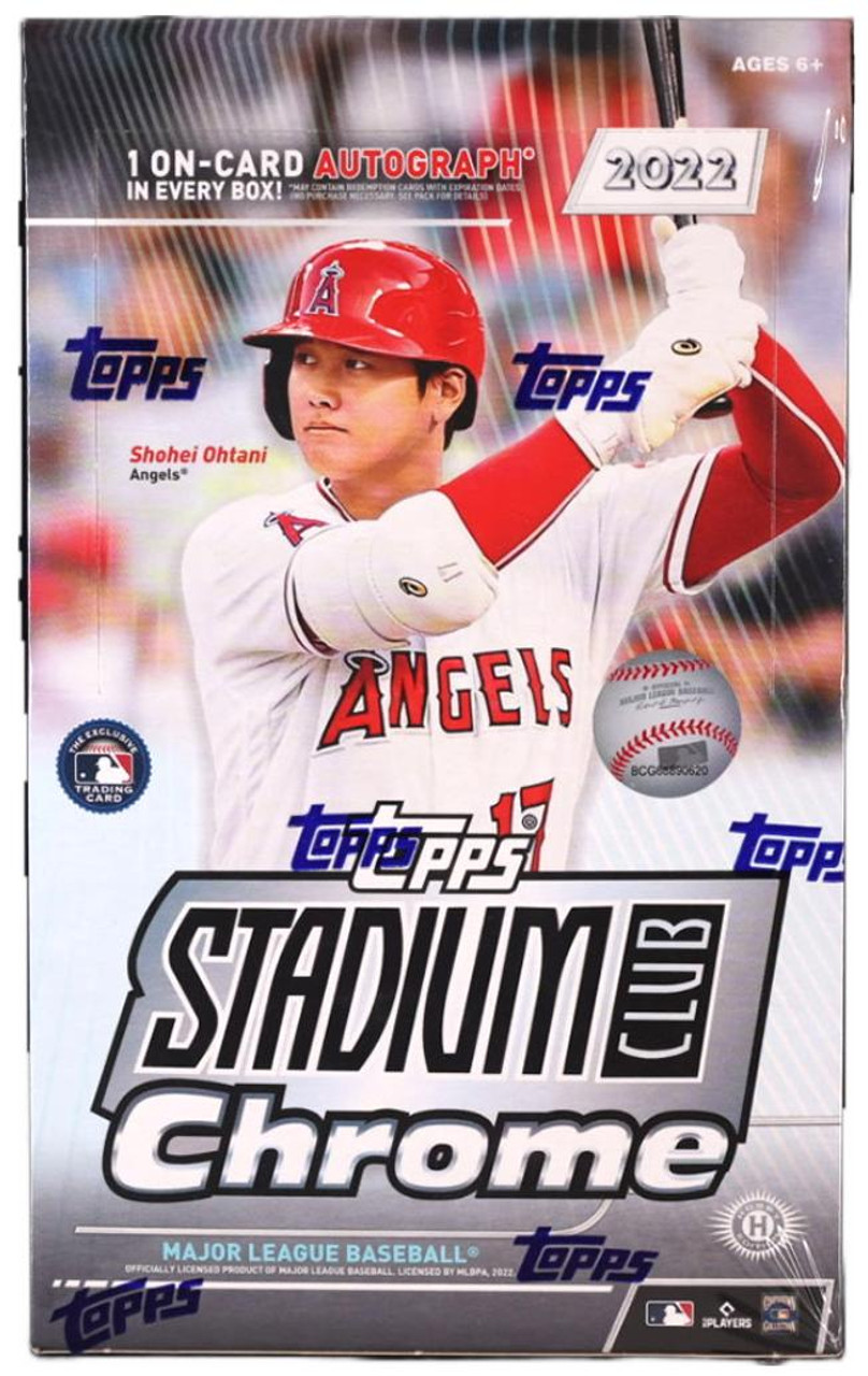 全国宅配無料 22 新品ボックス MLB CHROME CLUB STADIUM TOPPS その他