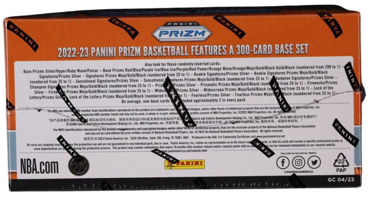 2022-23 Panini Prizm Basketball Checklist, Set Info, Boxes, Review