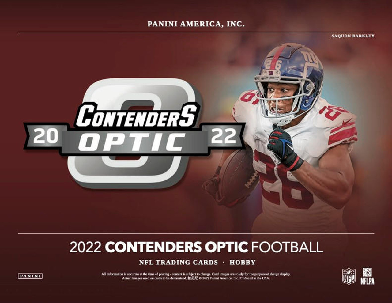 2022 Panini Contenders Optic Football Hobby Box