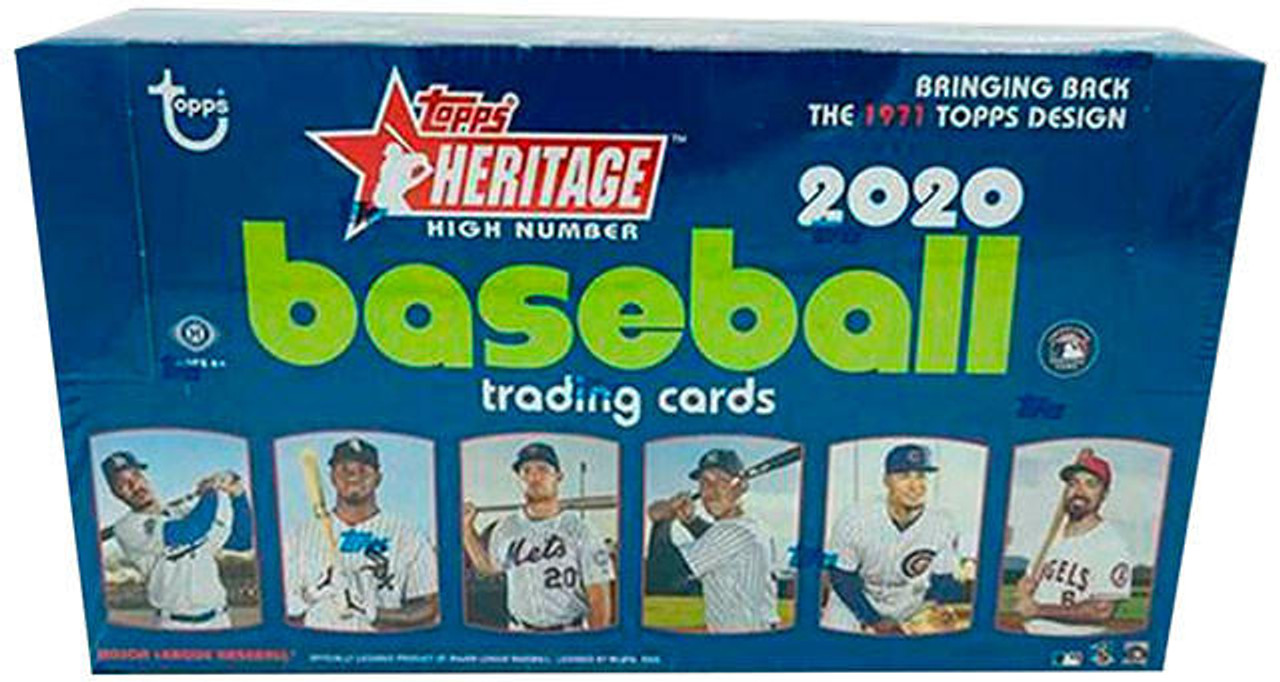 2022 Topps MLB Heritage High Number Baseball Trading Card Blaster Box