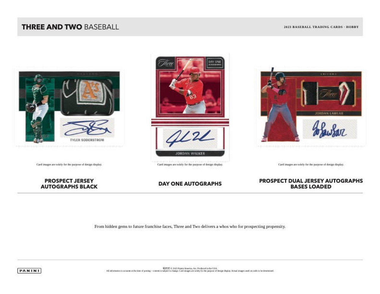 2023 Panini Three & Two CHIPPER JONES HALL OF FAME ENCASED DUAL JERSEY  AUTO /25