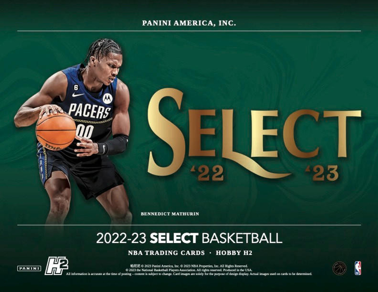 2022/23 Panini Select Basketball H2 Hobby Hybrid Box