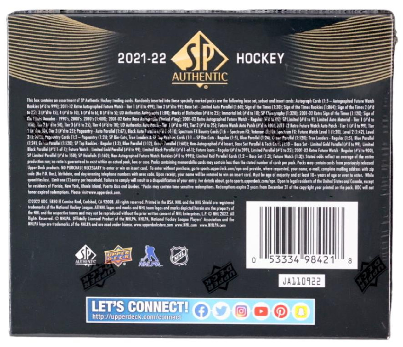 Opening 2 Boxes of 2021-22 SP Authentic Hockey Hobby 