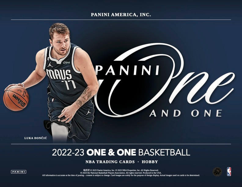 2022/23 Panini One and One Basketball Hobby Box